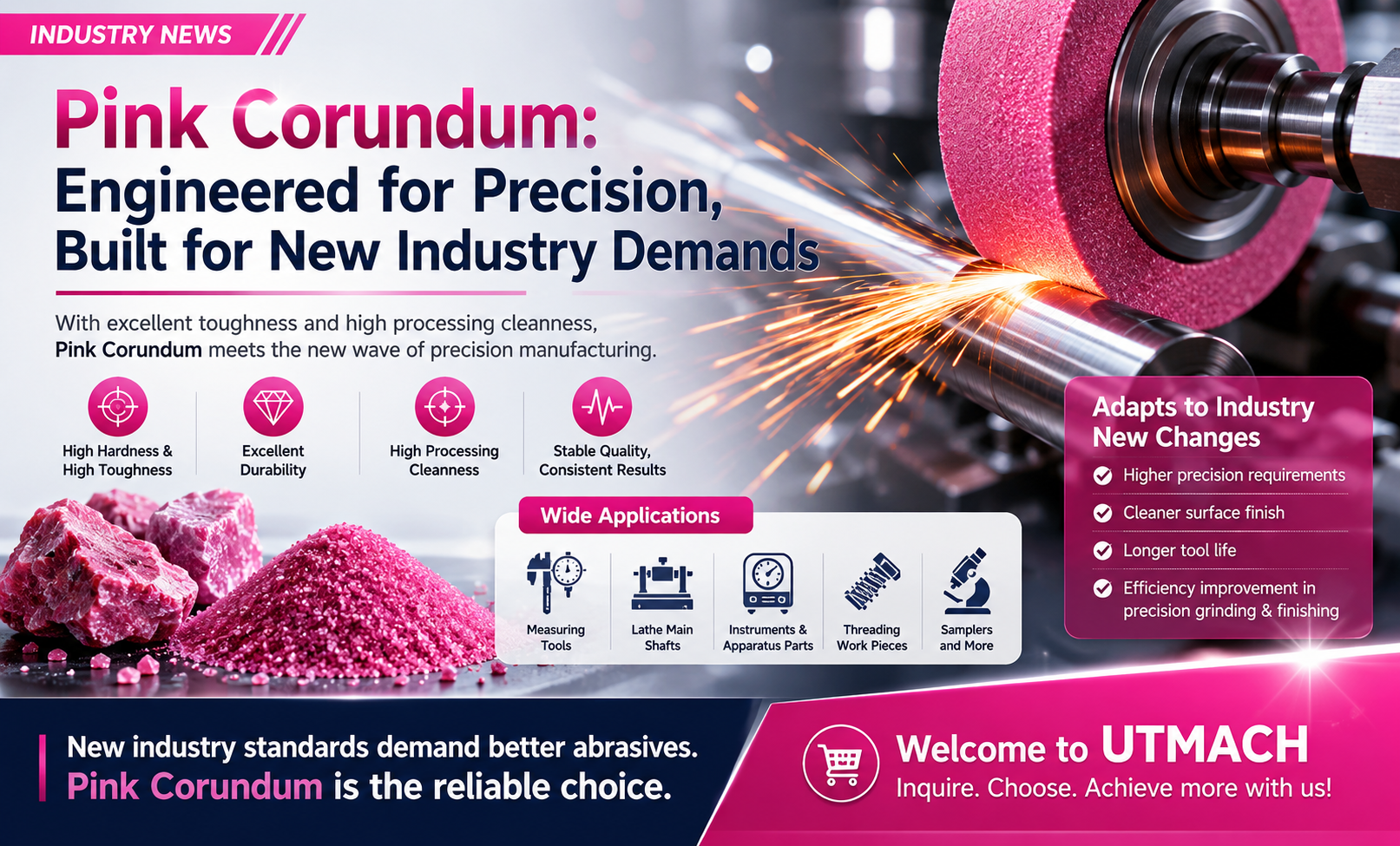 Rising Demand for Pink Fused Alumina Driven by Precision Manufacturing Upgrades